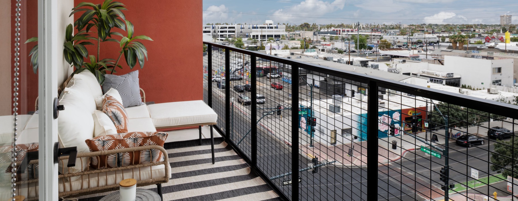 Model Balcony with View