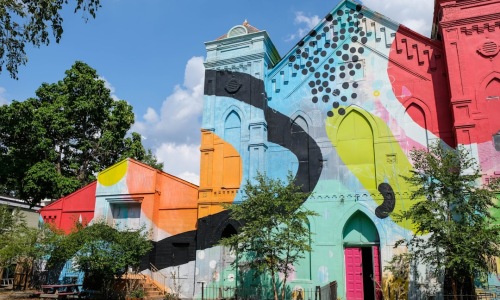 high-end arts district living